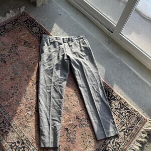 J. Crew Men's Medium Pants Grey Slim Fit Trousers Italy